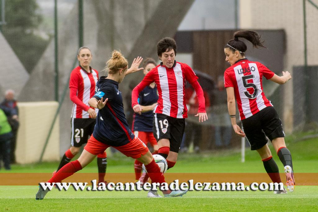 Erika ante el Atletico | Foto: Unai Zabaleta