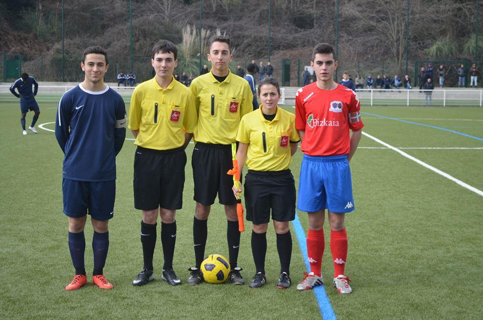 La selecciones sub´17 de Aquitania y Bizkaia la pasada temporada