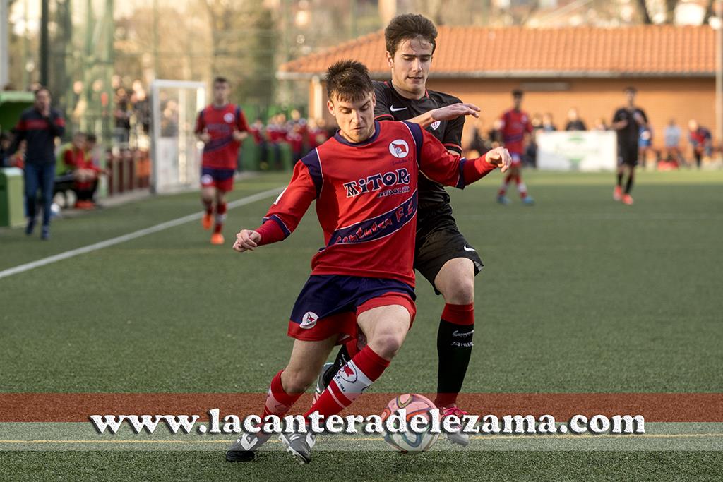 Beñat ante el Santutxu | Foto: Unai Zabaleta