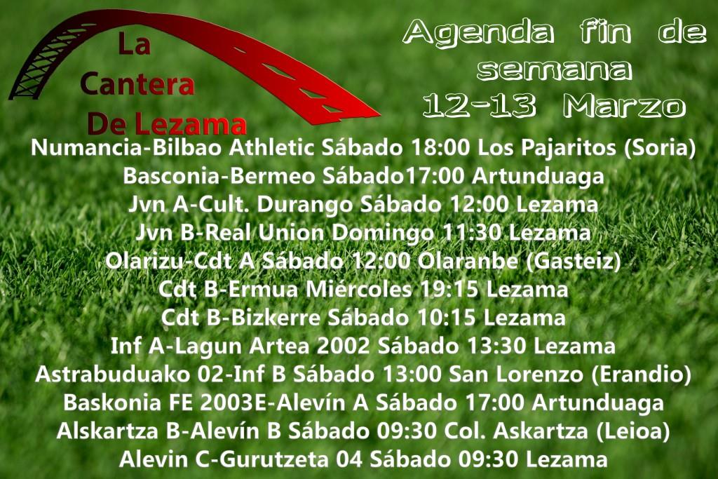 agenda 12-13 marzo