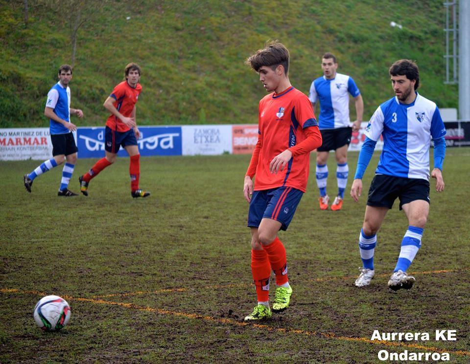 Luken Iturrino con el Aurrera de Ondarroa| Foto: Aurrera KE