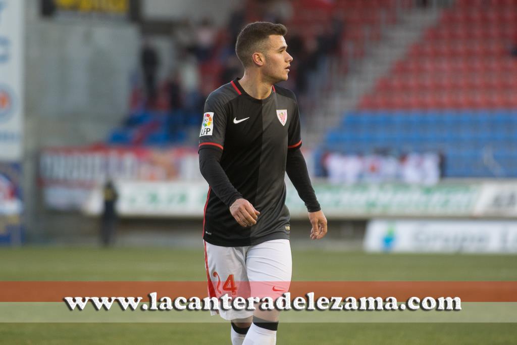 Ager Aketxe con el Bilbao Athletic | Foto: Unai Zabaleta