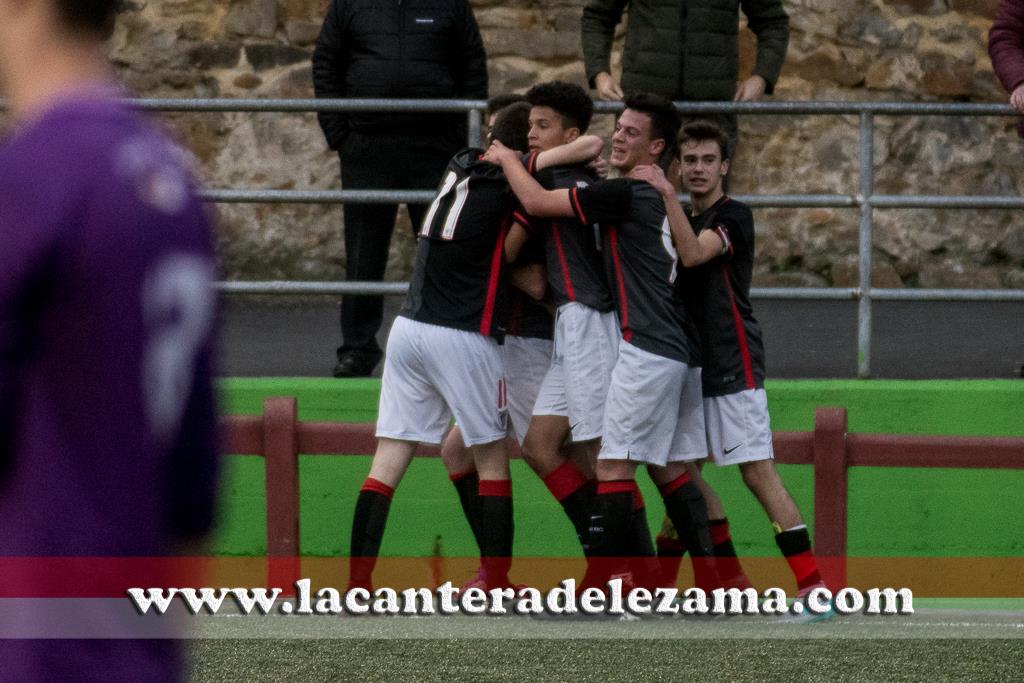 Celebración de un gol esta temporada | Foto: Unai Zabaleta