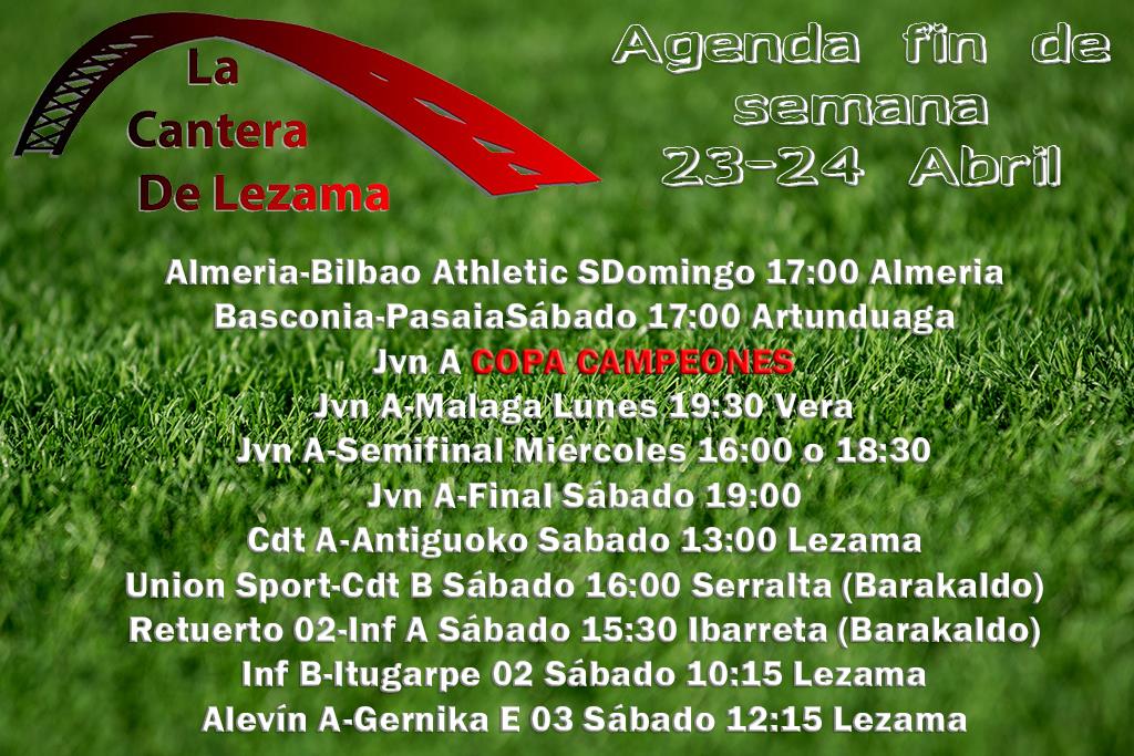 agenda 23-24 abril