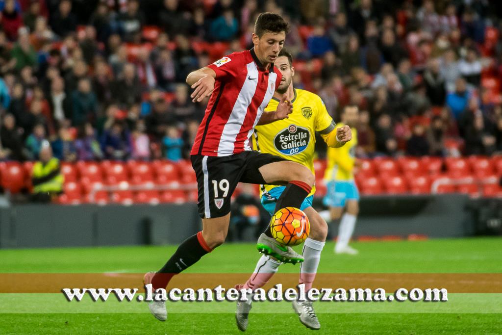 Vesga en el partido de San Mamés | Foto: Unai Zabaleta