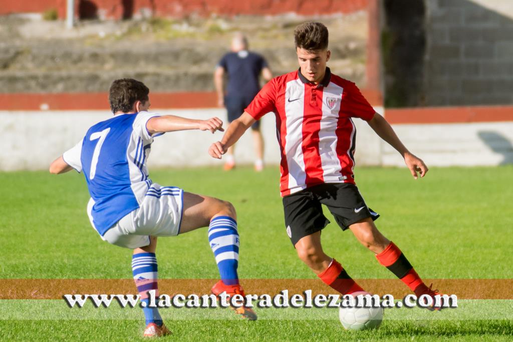 David Nates autor del único gol del Athletic | Foto: Unai Zabaleta