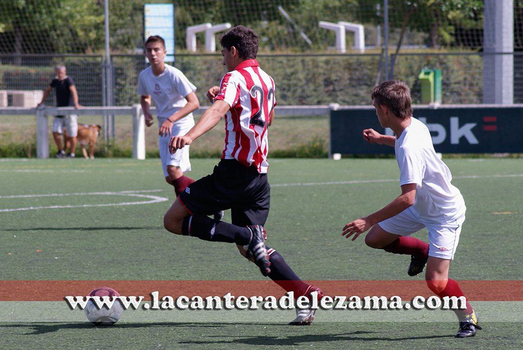Villalibre en la temporada 2011/12 con el Cadete B | Foto: Unai Zabaleta