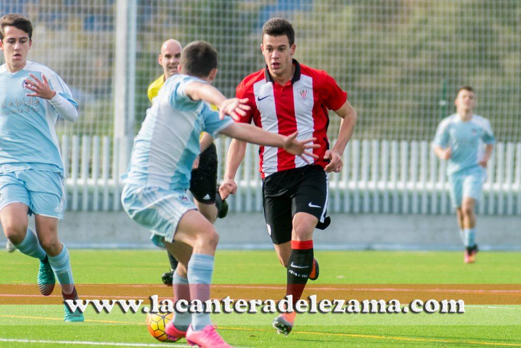 Rubén Azcona ante Antiguoko esta temporada | Foto: Unai Zabaleta