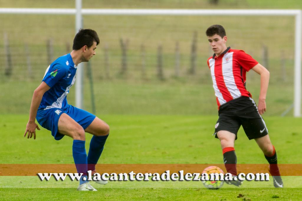 Cubillo autor del gol del Athletic | Foto: Unai Zabaleta