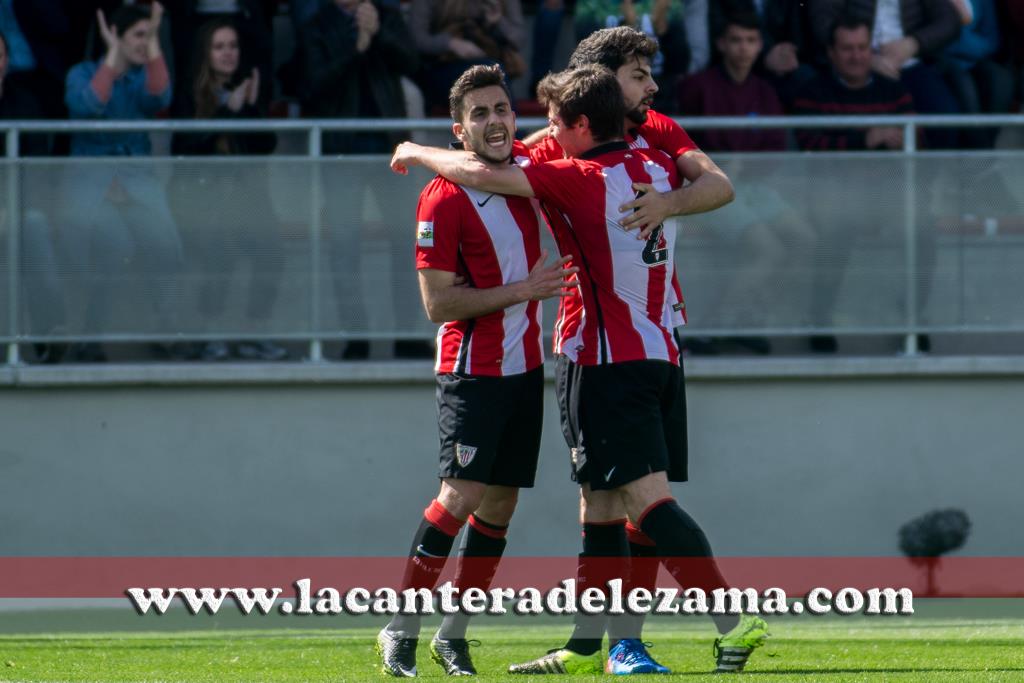 Celebración del gol de la victoria | Foto: Unai Zabaleta