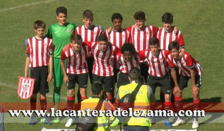 Tirfe Gómez con el Athletic en el Dani Trophy de Güeñes