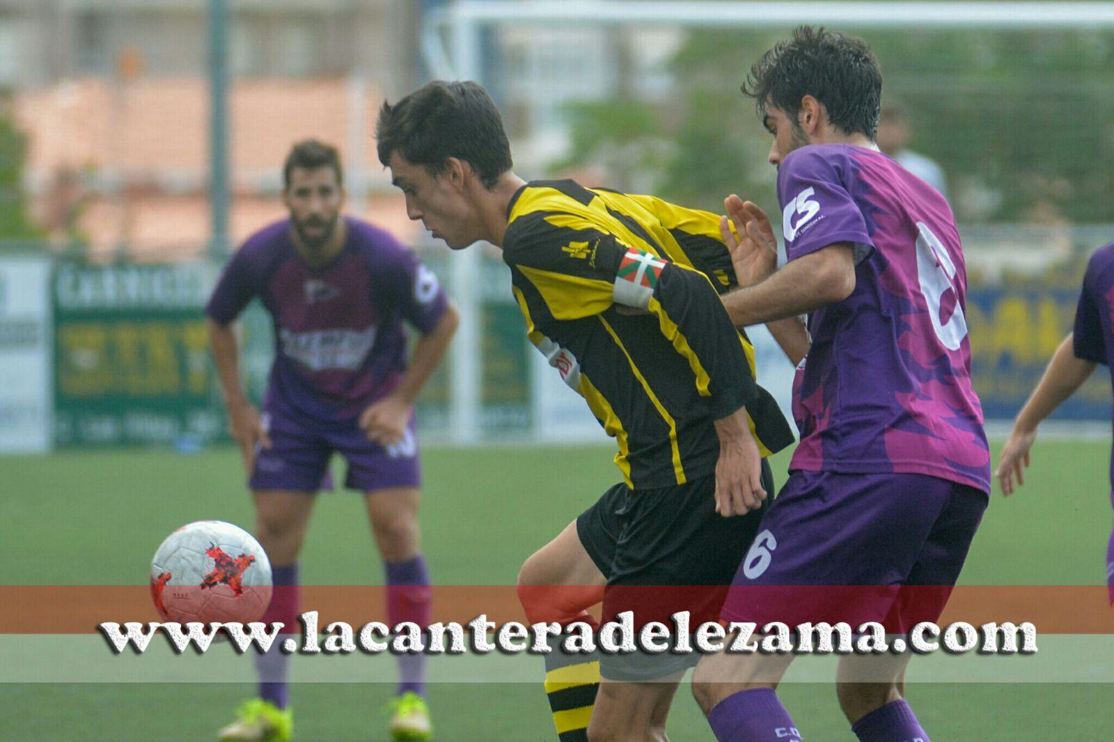 Larrayoz en el partido de hoy | Foto: Unai Zabaleta