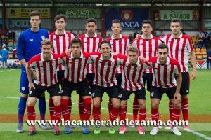 Once inicial del Bilbao Athletic en Portugalete | Foto: Unai Zabaleta 