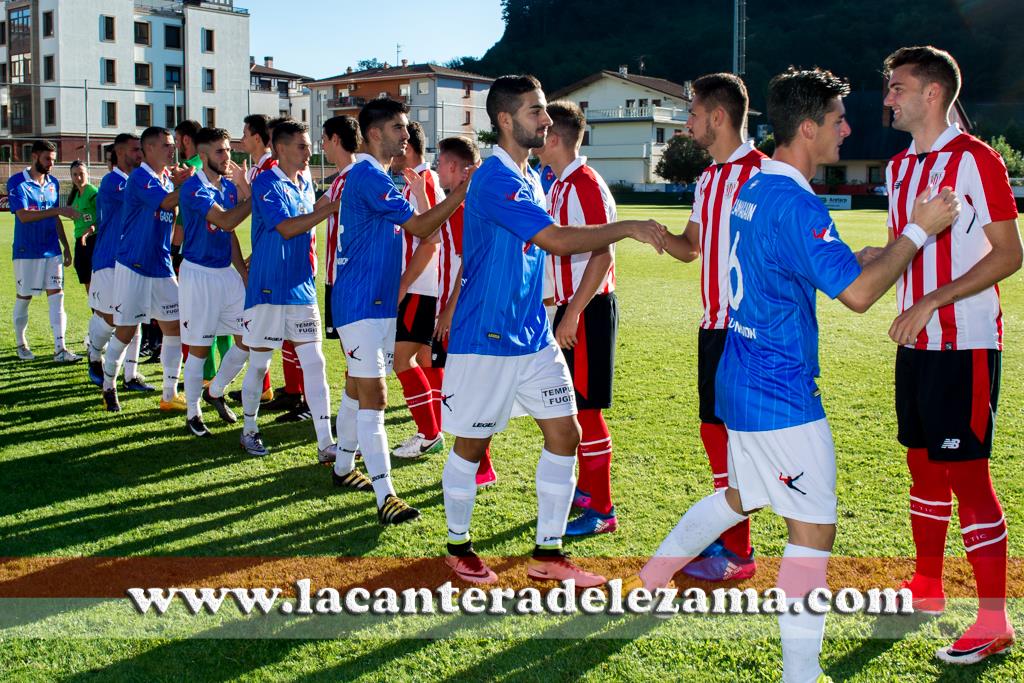 Último encuentro amistoso disputado ante el Barakaldo | Foto: Unai Zabaleta