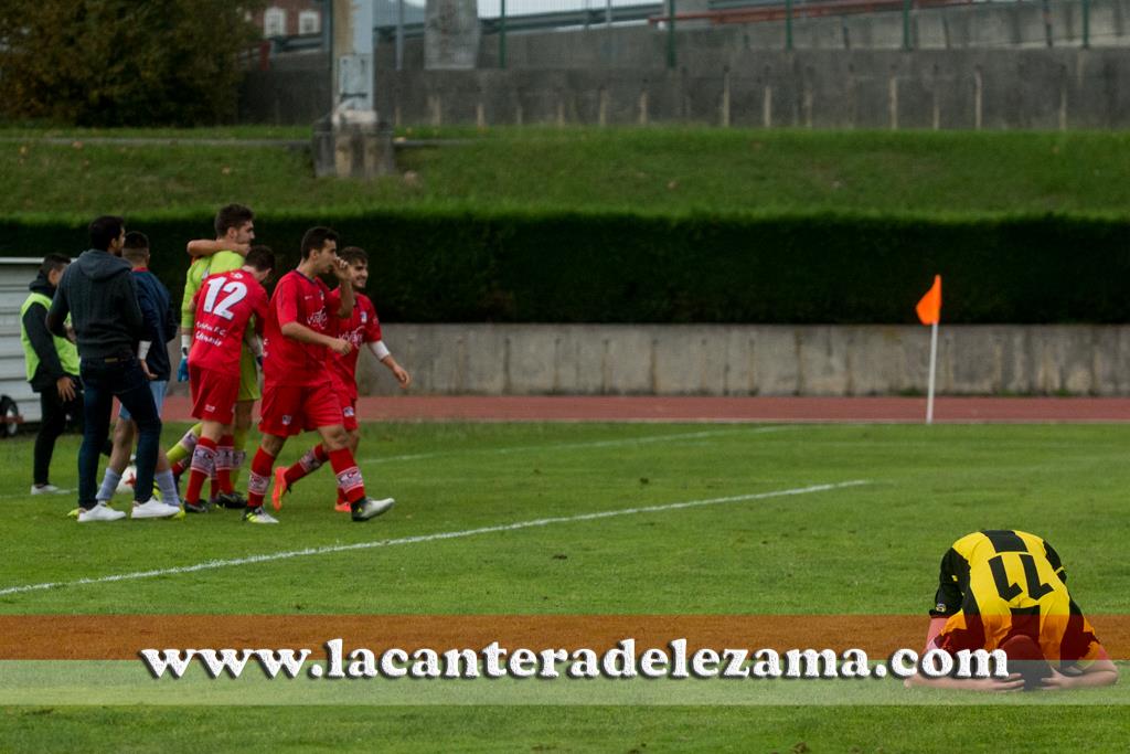 El Santutxu se llevó la victoria en Artunduaga | Foto: Unai Zabaleta