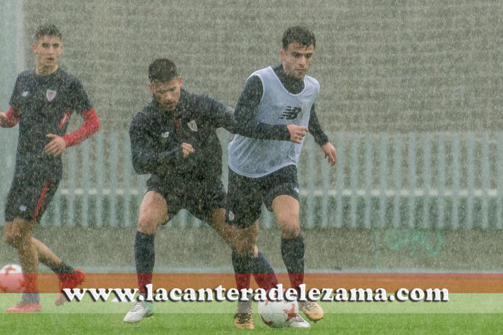 Sukia durante el entrenamiento de esta mañana | Foto: Unai Zabaleta